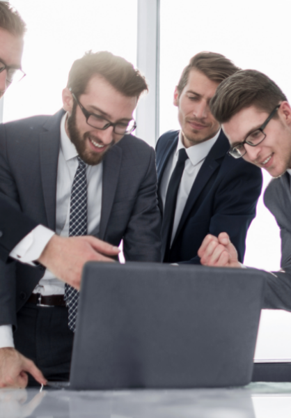 manager-advises-client-standing-near-office-deskbusiness-concept